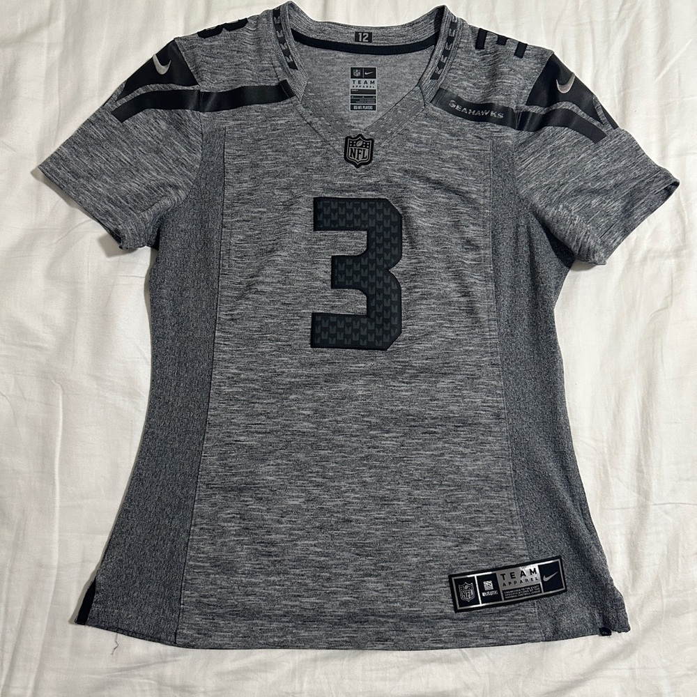 Nike Seattle Seahawks Russell Wilson Gridiron Limited Game Jersey - #3 Dark Grey